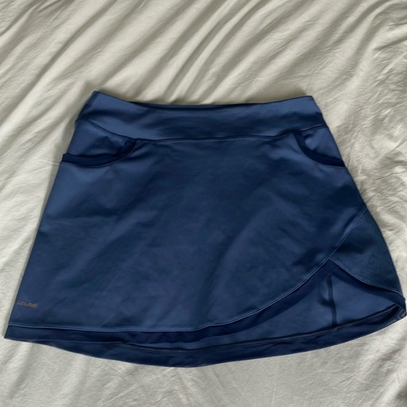 Pearl Izumi Dresses & Skirts - NWOT Pearl Izumi Blue Asymmetrical Skater Mini Skirt